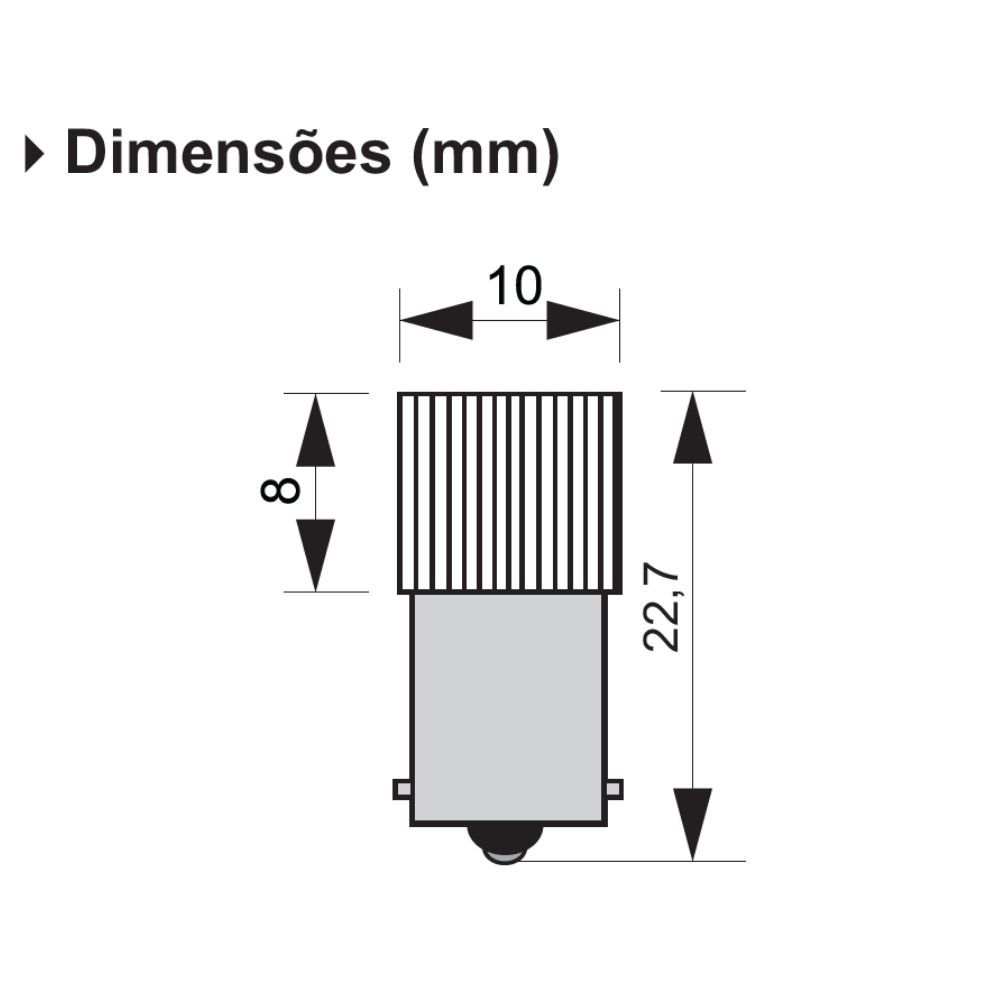 LAMPADA BA9S 110V LED - JNG