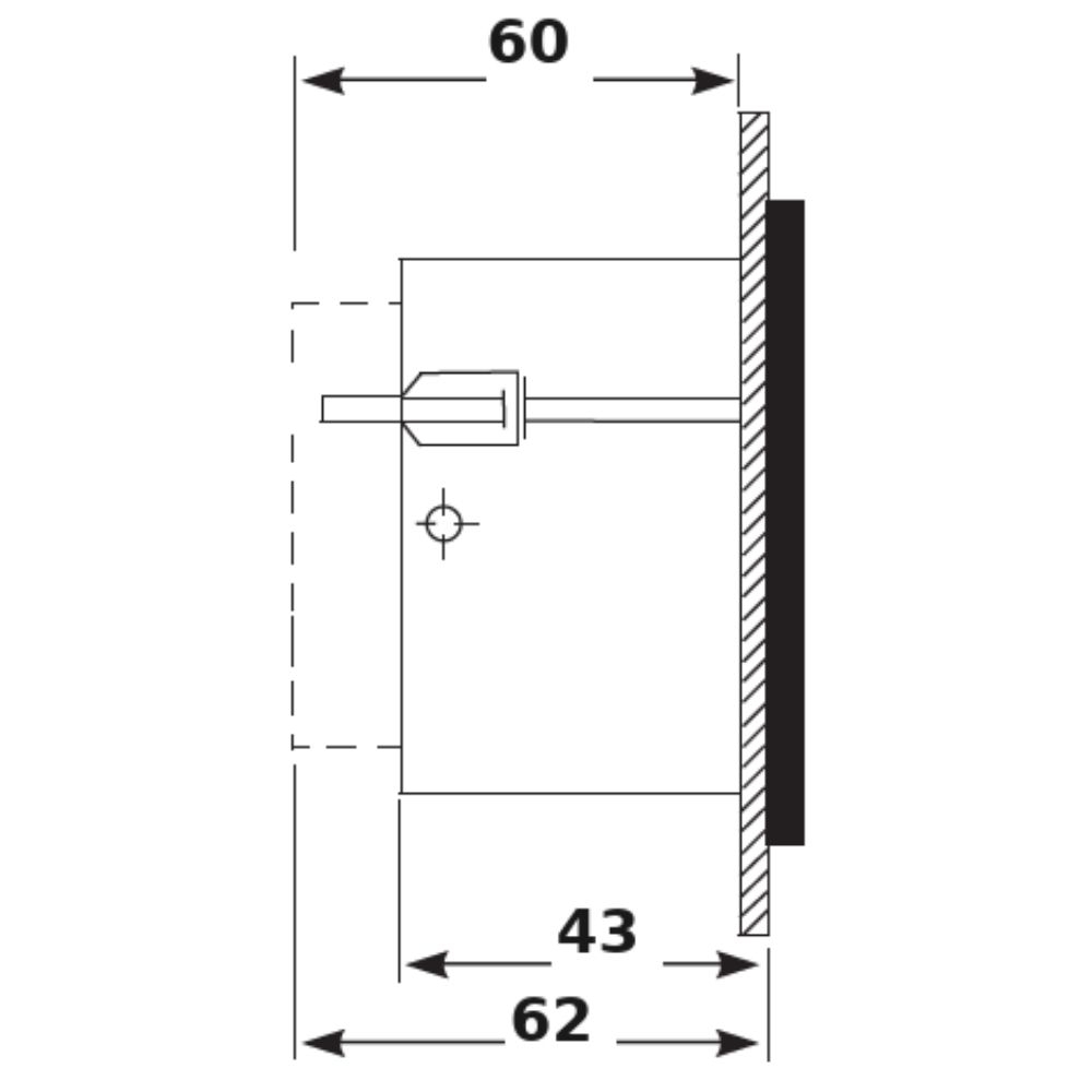 AMPERIMETRO FERRO MOVEL 48X48 200/5 - JNG