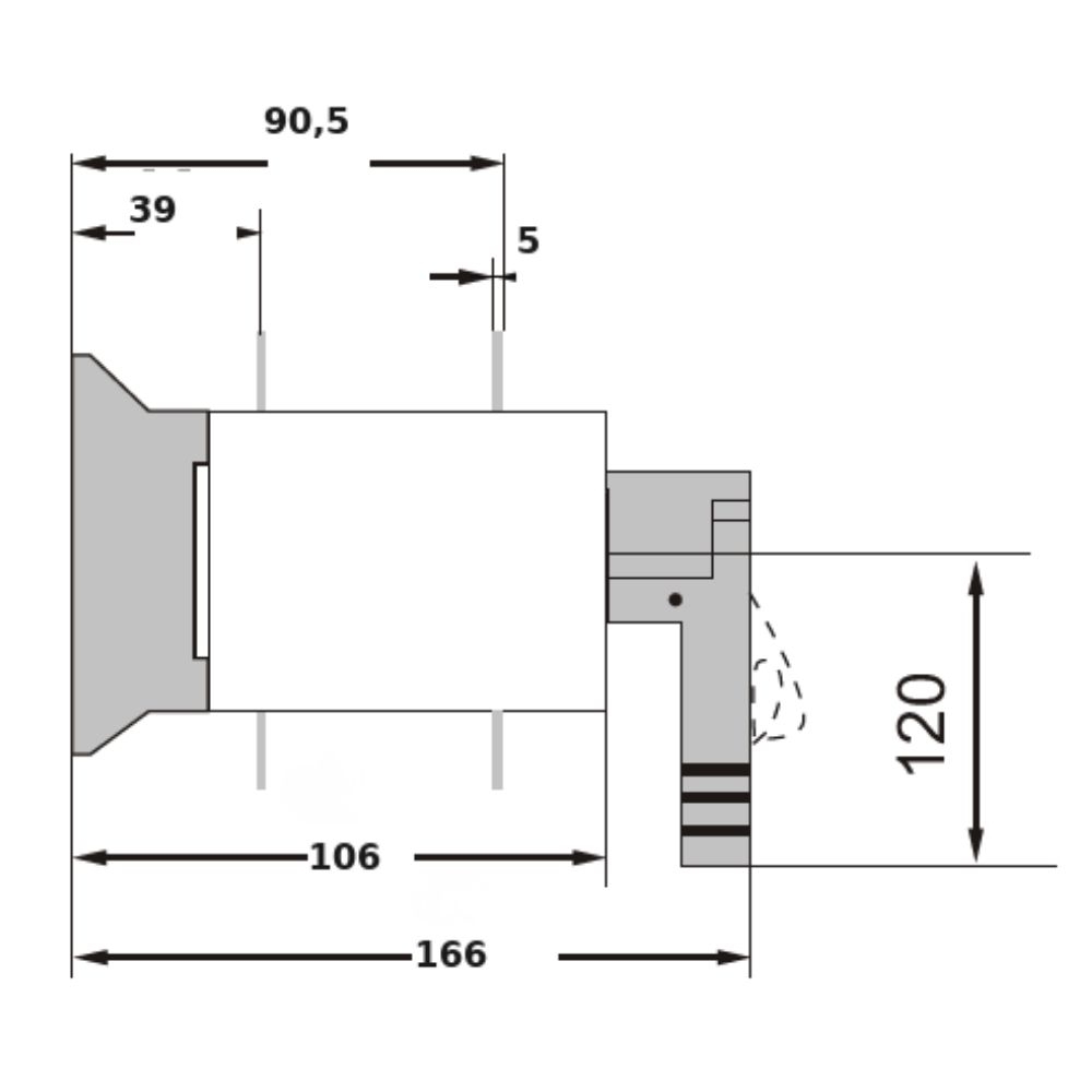 CHAVE TRANSF MANUAL 3 POLOS 100A - JNG