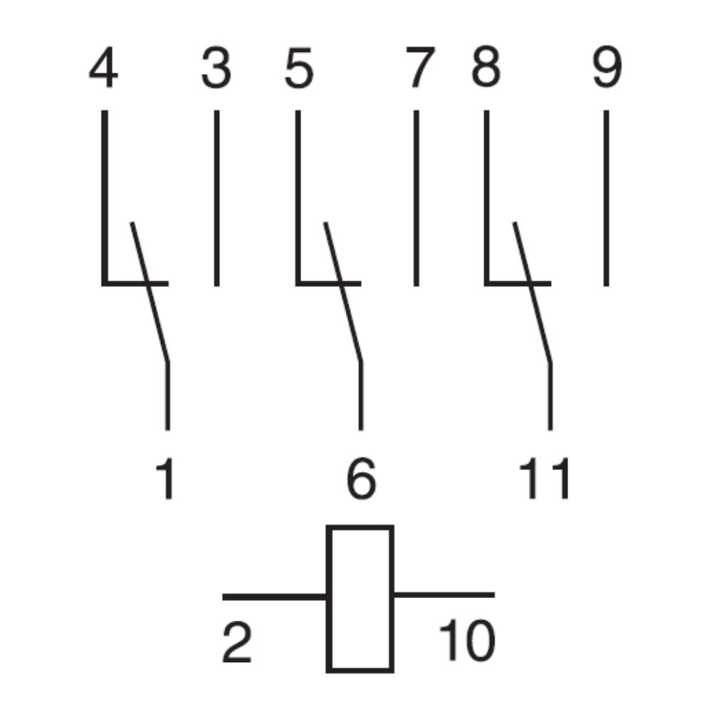 RELE AUXILIAR 3NA/3NF MK3PS-I 24VCC - JNG
