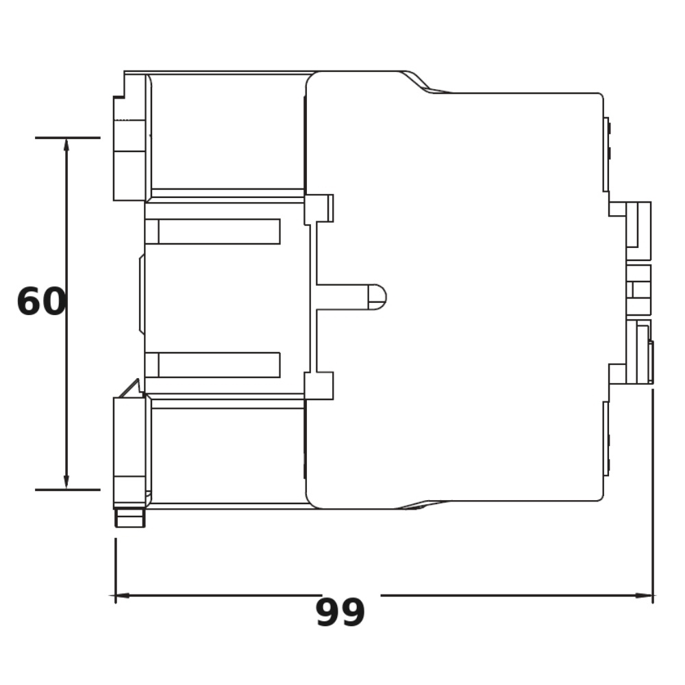 CONTATOR PRINCIPAL TRIPOLAR 32A 1NA 220VCA - JNG