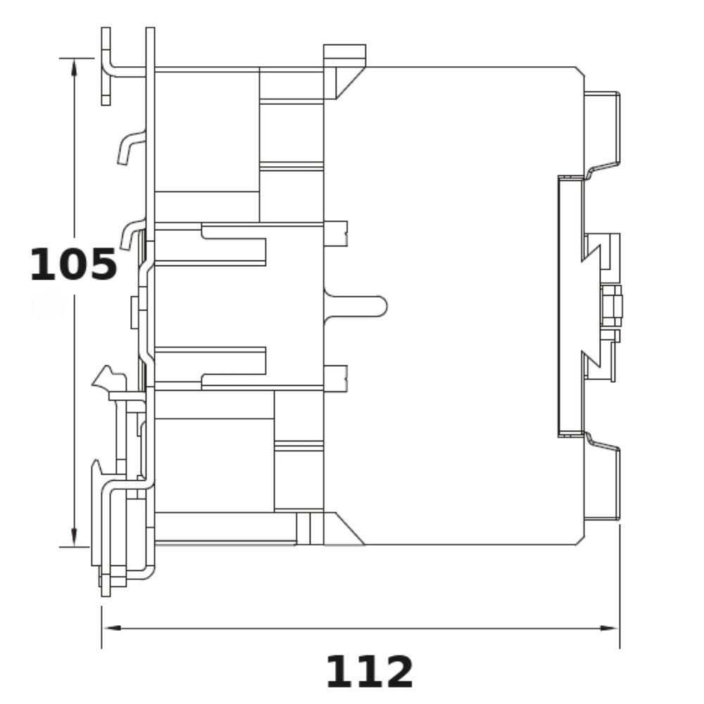 CONTATOR PRINCIPAL TRIPOLAR 40A 1NA+1NF 220V - JNG