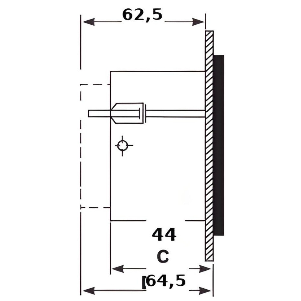 AMPERIMETRO FERRO MOVEL 72X72 250/5 - JNG