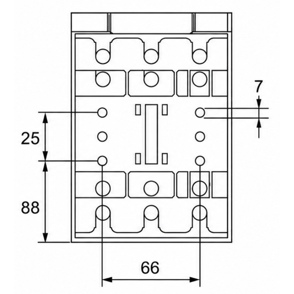 CHAVE SECCIONADORA NH 00 160A 500V 3P SOB CARGA HR17 160