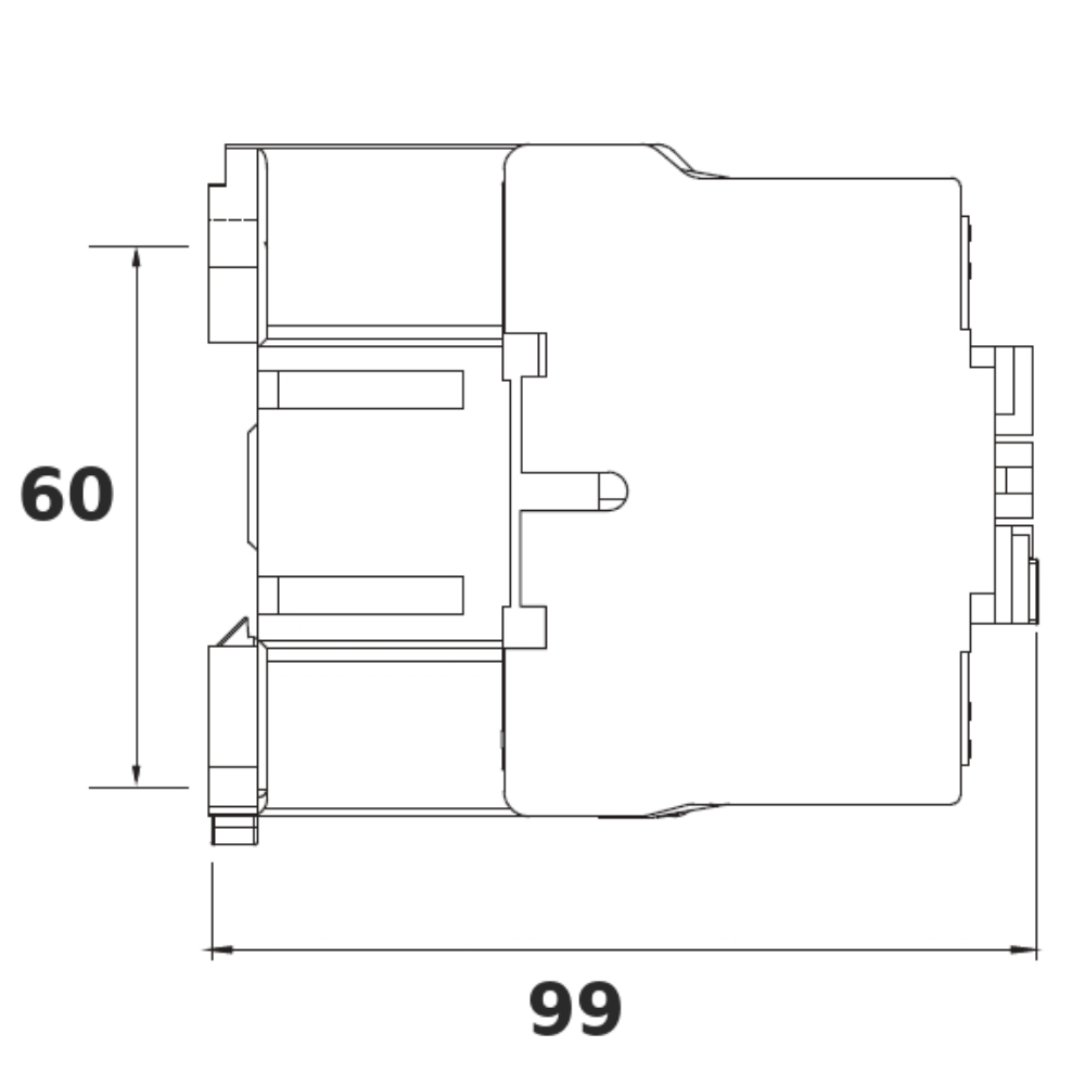 CONTATOR PRINCIPAL TRIPOLAR 32A 1NA 24VCC - JNG