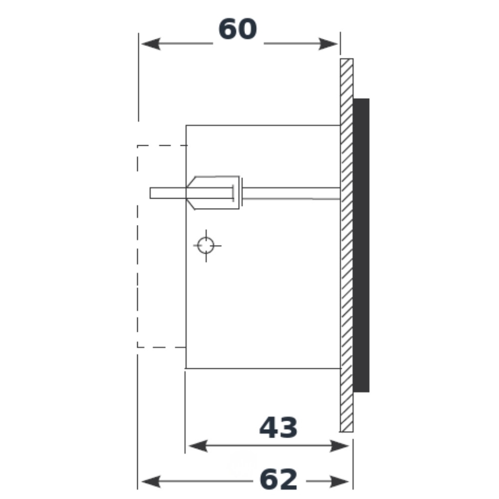 AMPERIMETRO FERRO MOVEL 48X48 50/5 - JNG