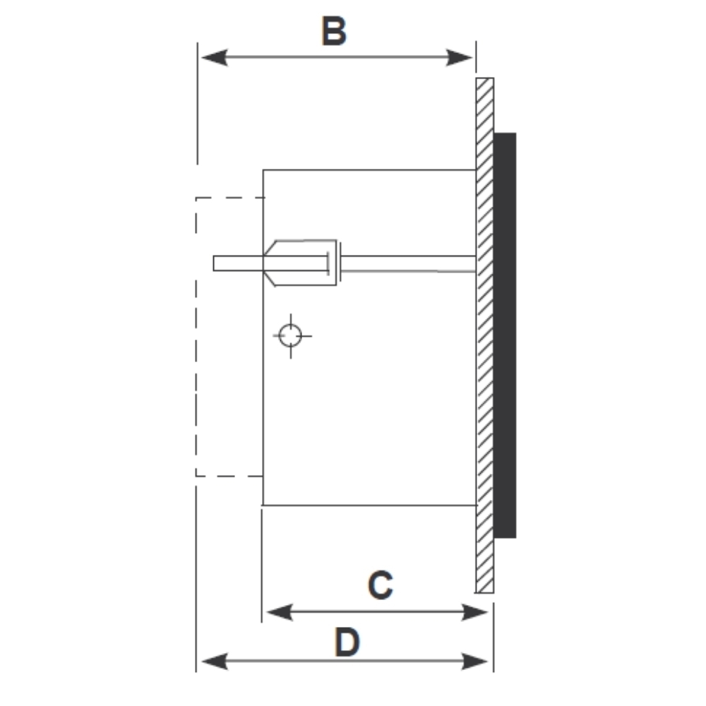 AMPERIMETRO FERRO MOVEL 72X72 50/5 - JNG