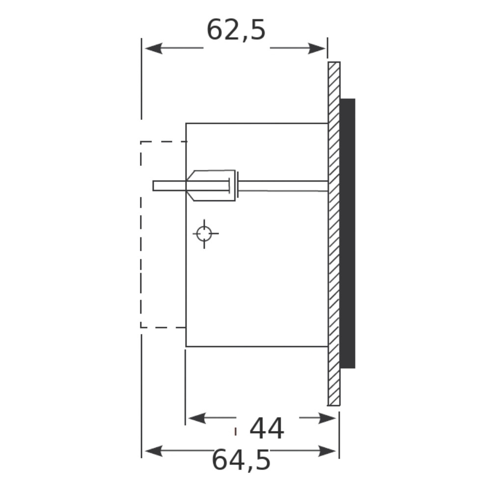 AMPERIMETRO FERRO MOVEL 72X72 200/5 - JNG