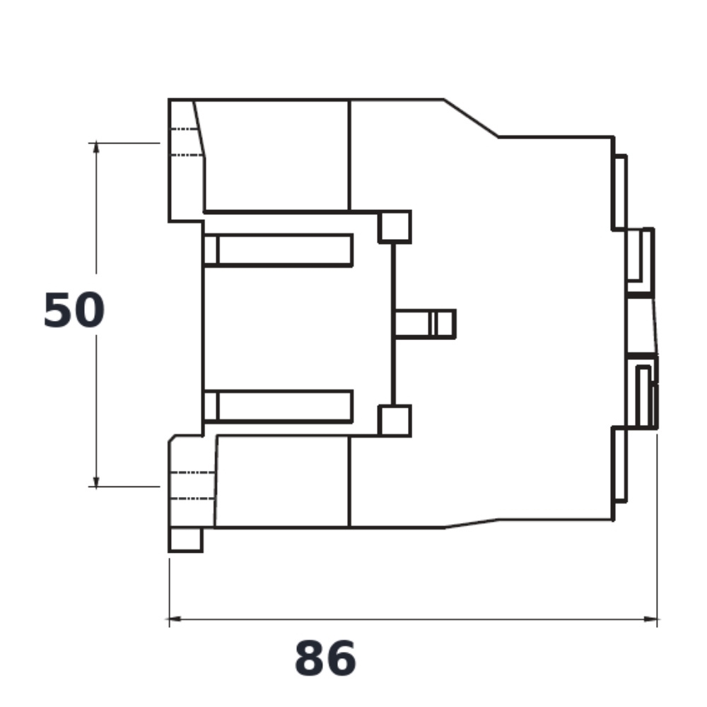 CONTATOR PRINCIPAL TRIPOLAR 18A 1NA 24VCC - JNG