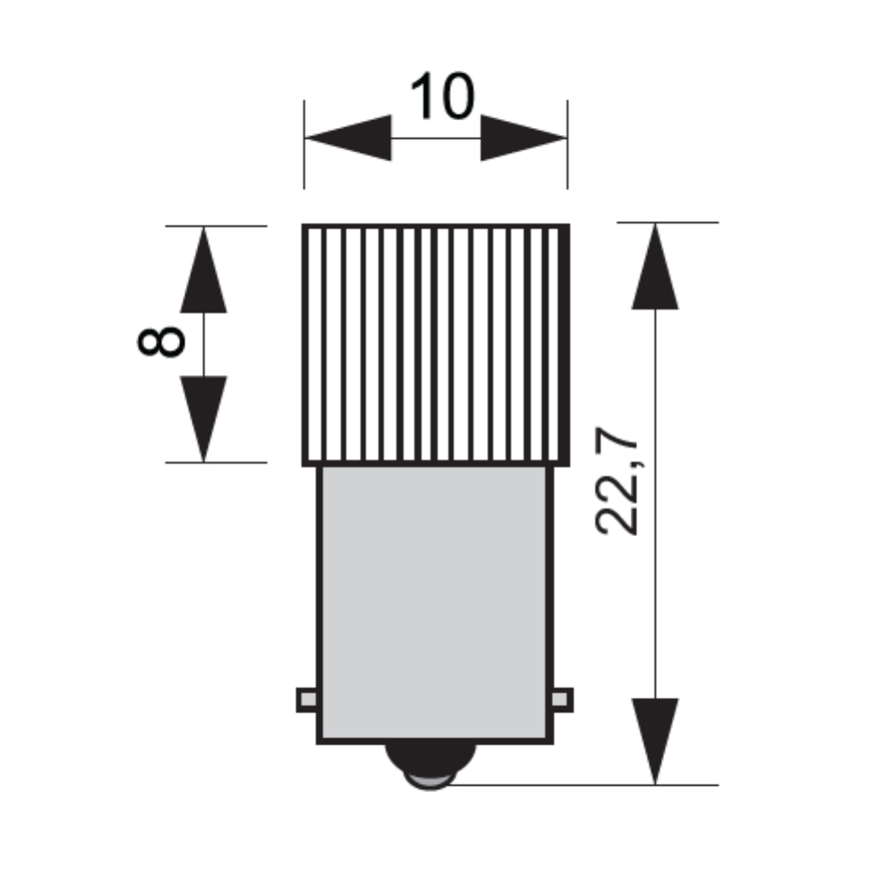 LAMPADA BA9S 220V LED - JNG