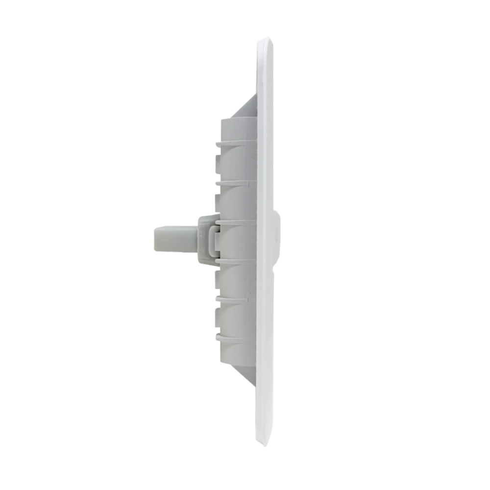 CONJUNTO INTERRUPTOR SIMPLES 10A 250V BRANCO GRACIA MAXX - ALUMBRA