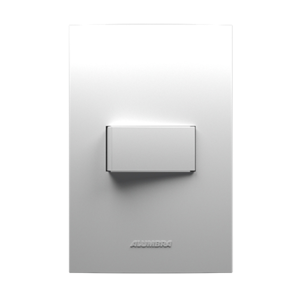 CONJUNTO INTERRUPTOR SIMPLES 10A 250V BRANCO INOVA PRO - ALUMBRA