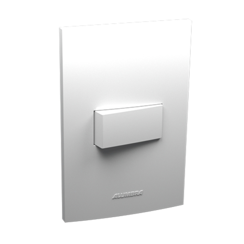 CONJUNTO INTERRUPTOR SIMPLES 10A 250V BRANCO INOVA PRO - ALUMBRA