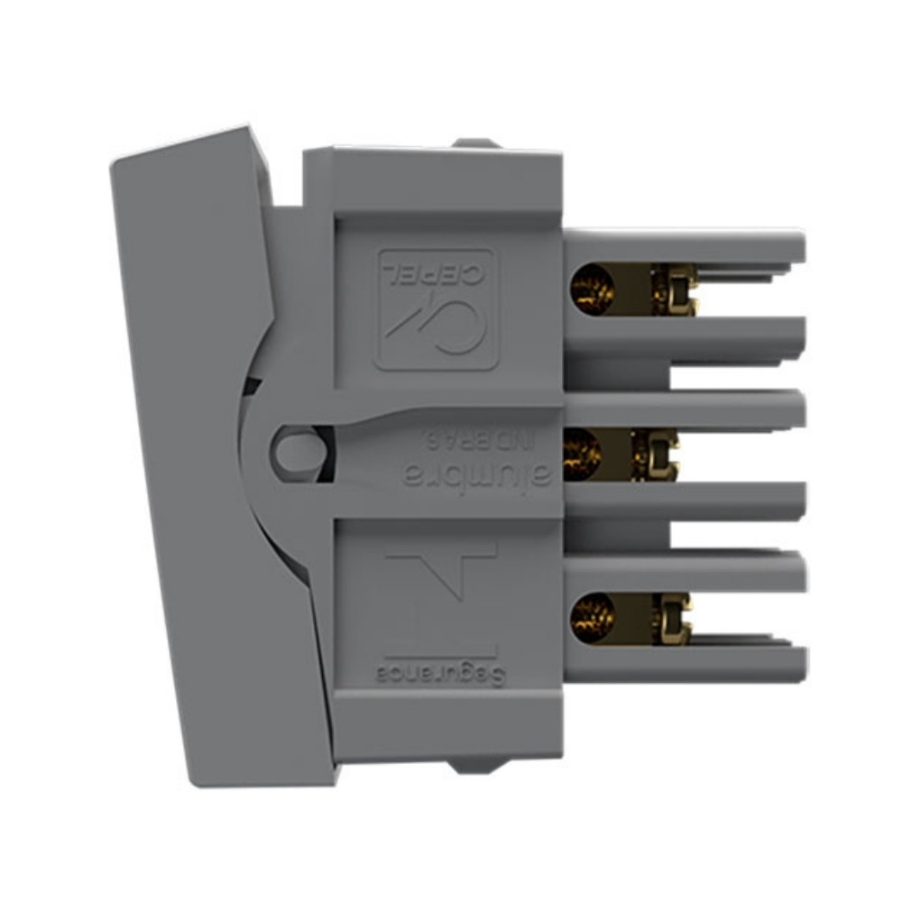 MODULO INTERRUPTOR BIPOLAR PARALELO 10A 250V BRANCO INOVA PRO - ALUMBRA