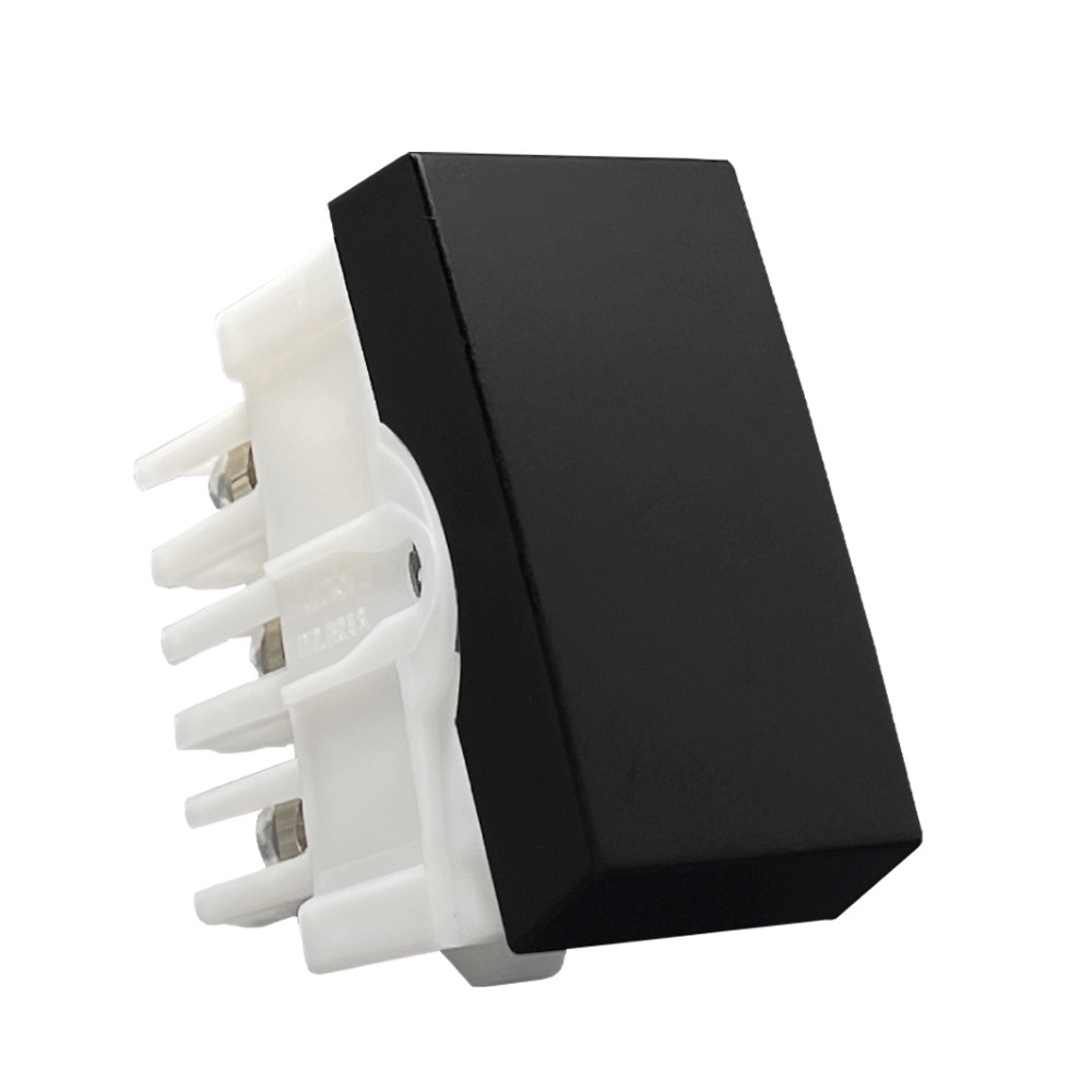 MODULO INTERRUPTOR BIPOLAR PARALELO 10A 250V PRETO FOSCO INOVA PRO - ALUMBRA