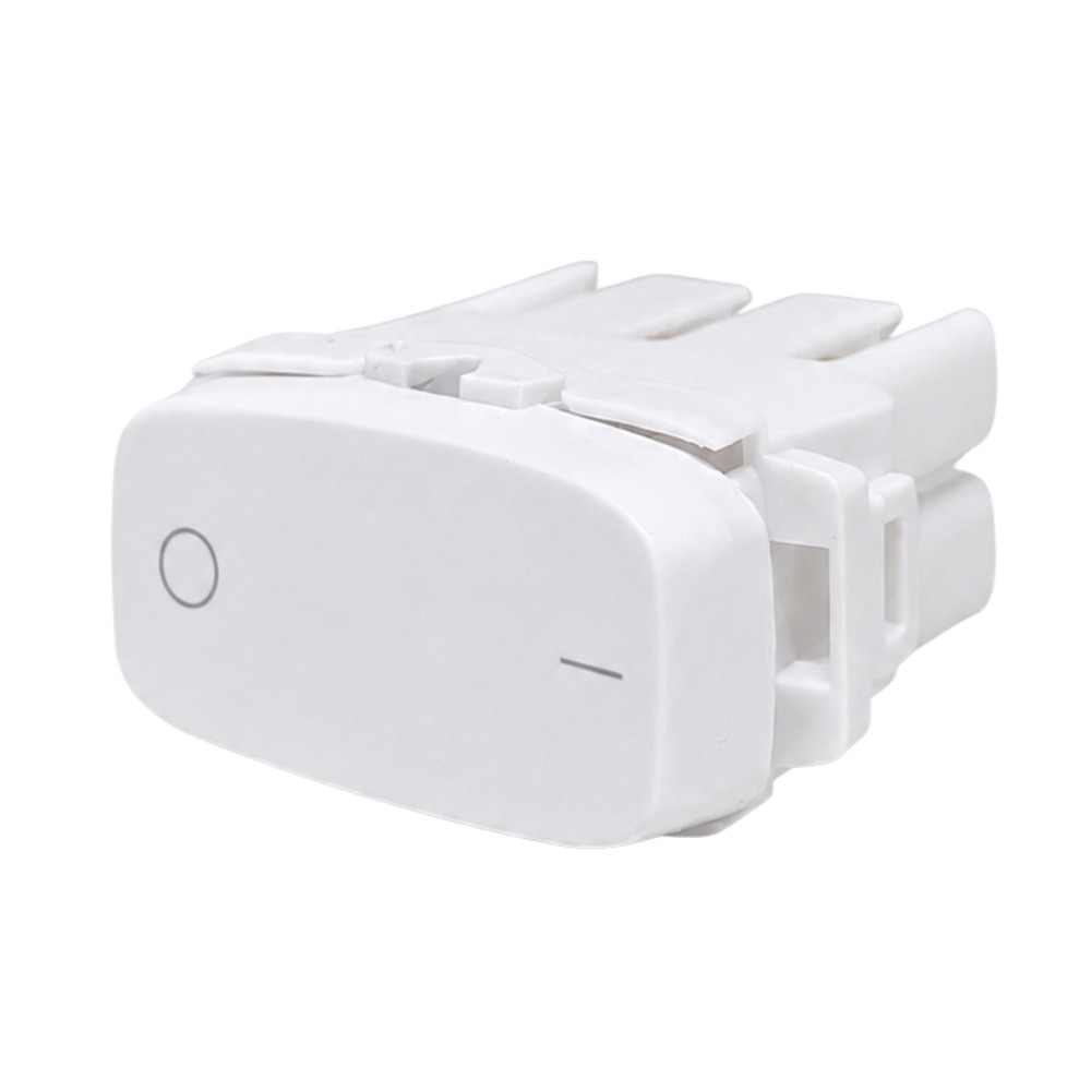MODULO INTERRUPTOR BIPOLAR SIMPLES 10A 250V BRANCO GRACIA/MAXX - ALUMBRA