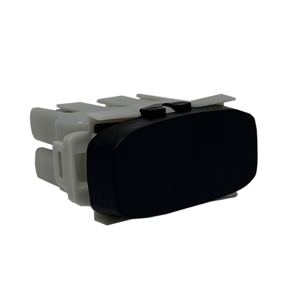 MODULO INTERRUPTOR INTERMEDIARIO 10A 250V PRETO GRACIA/MAXX - ALUMBRA