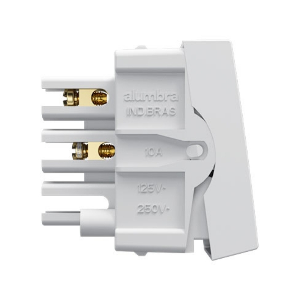 MODULO PULSADOR CAMPAINHA 10A 250V BRANCO INOVA PRO - ALUMBRA