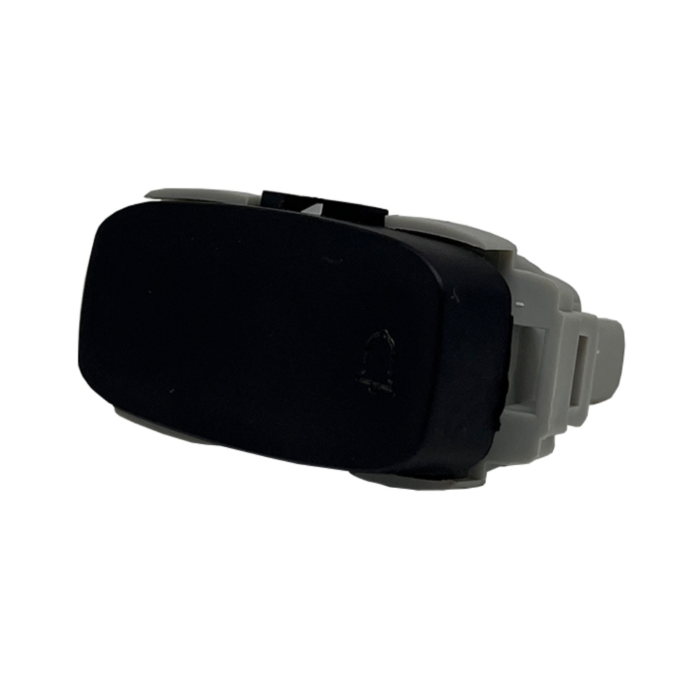 MODULO PULSADOR CAMPAINHA 10A 250V PRETO GRACIA/MAXX - ALUMBRA