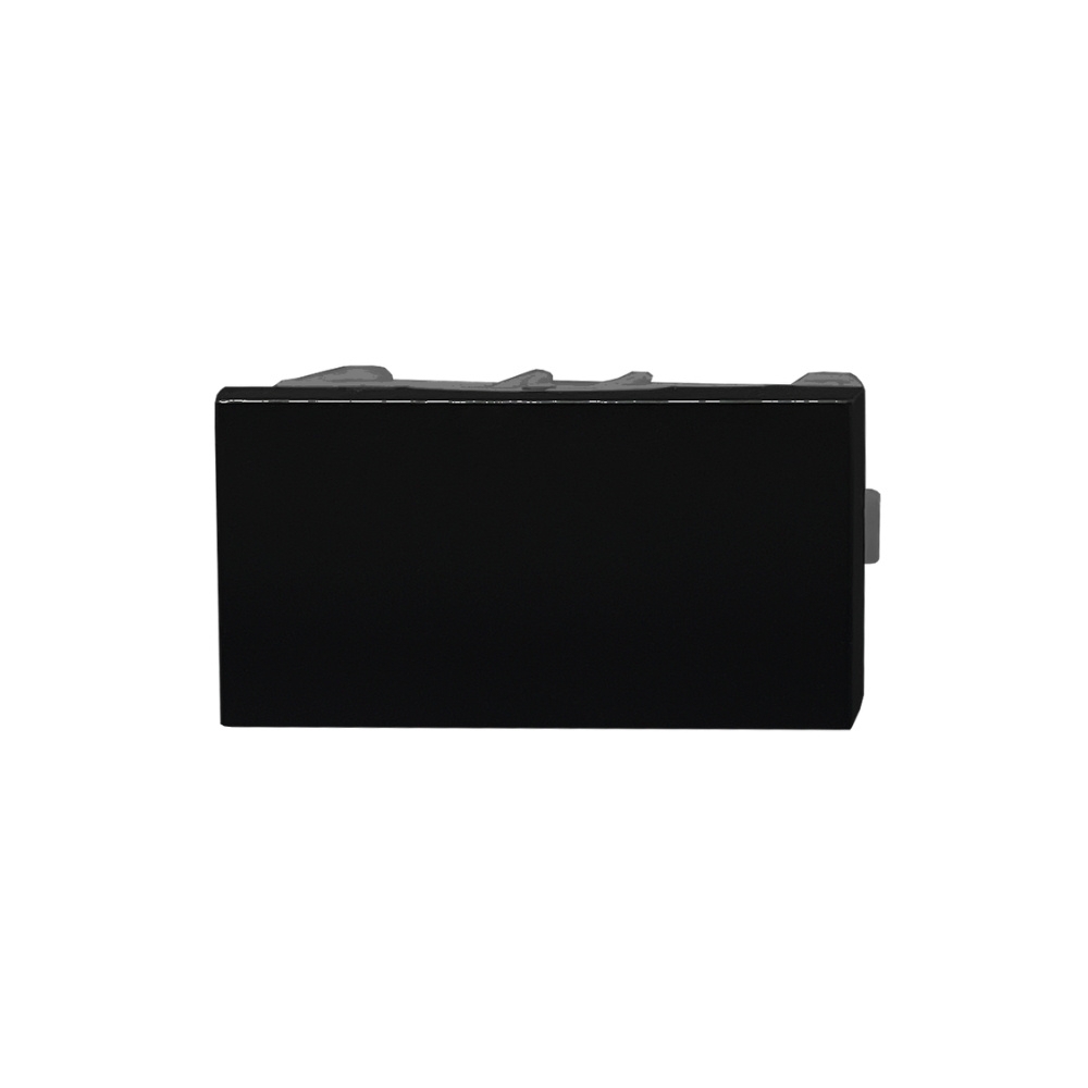 Modulo Pulsador s/ Gravacao 10A 250V Preto Ebano Linha Inovapro - Alumbra
