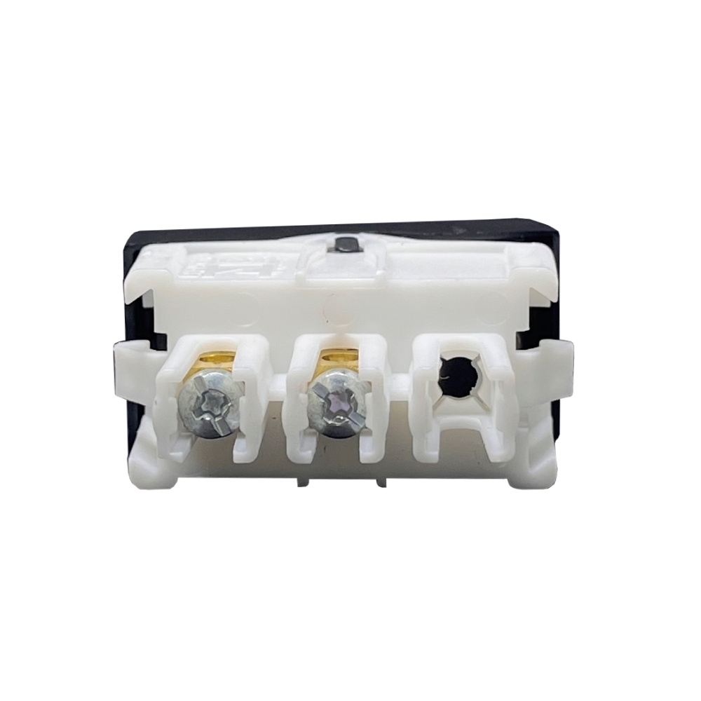 Modulo Pulsador s/ Gravacao 10A 250V Preto Ebano Linha Inovapro - Alumbra