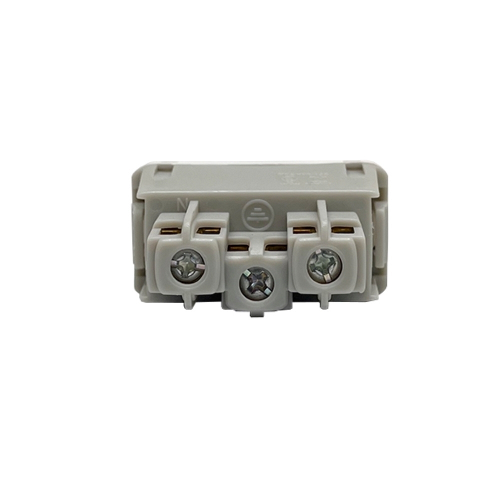 MODULO TOMADA 2 POLOS + TERRA 10A BRANCO GRACIA/MAXX - ALUMBRA