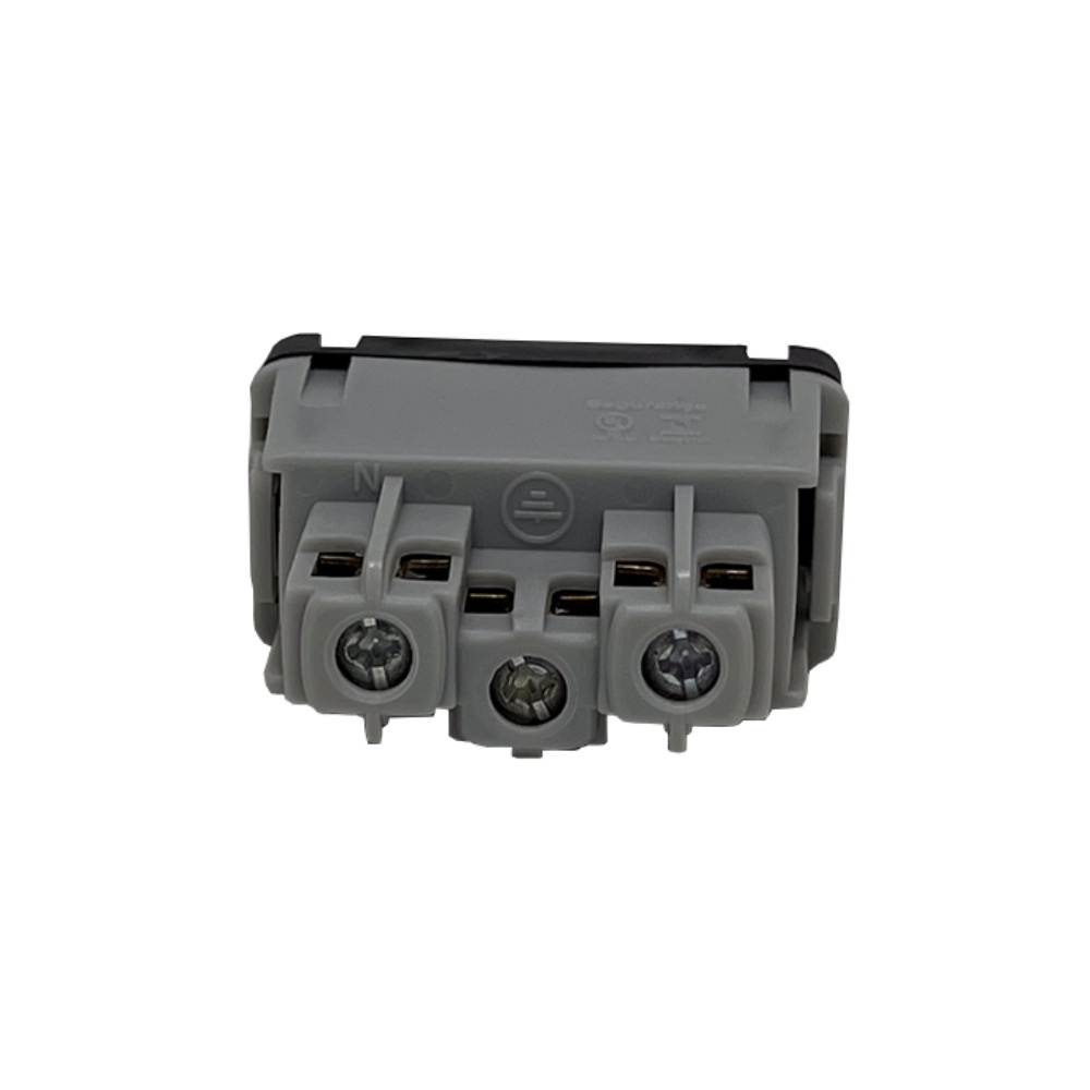 MODULO TOMADA 2 POLOS + TERRA 10A PRETO GRACIA/MAXX - ALUMBRA
