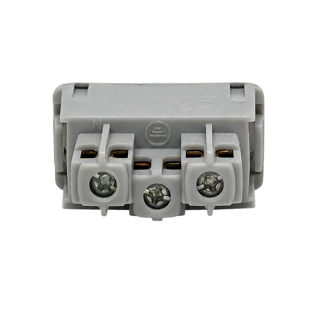 MODULO TOMADA 2 POLOS + TERRA 20A BRANCO GRACIA/MAXX - ALUMBRA