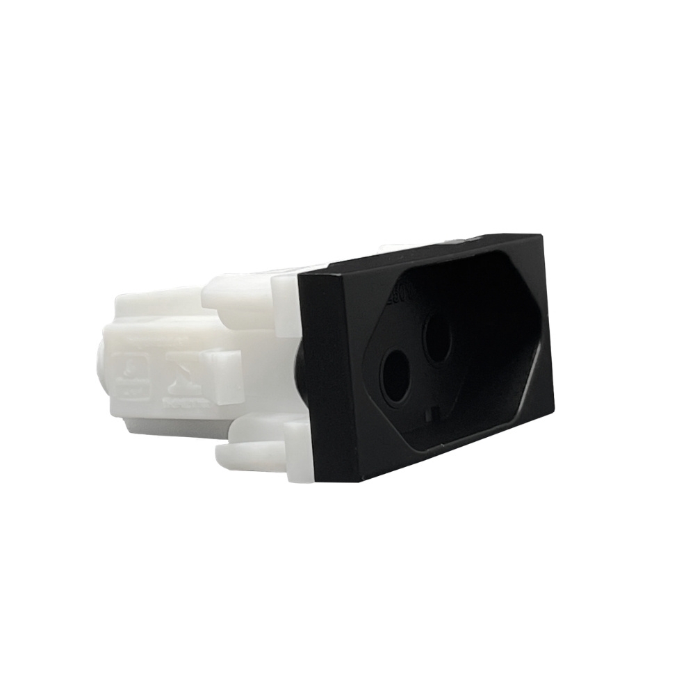 MODULO TOMADA 2 POLOS+TERRA 20A PRETO FOSCO CLASS INOVA PRO - ALUMBRA
