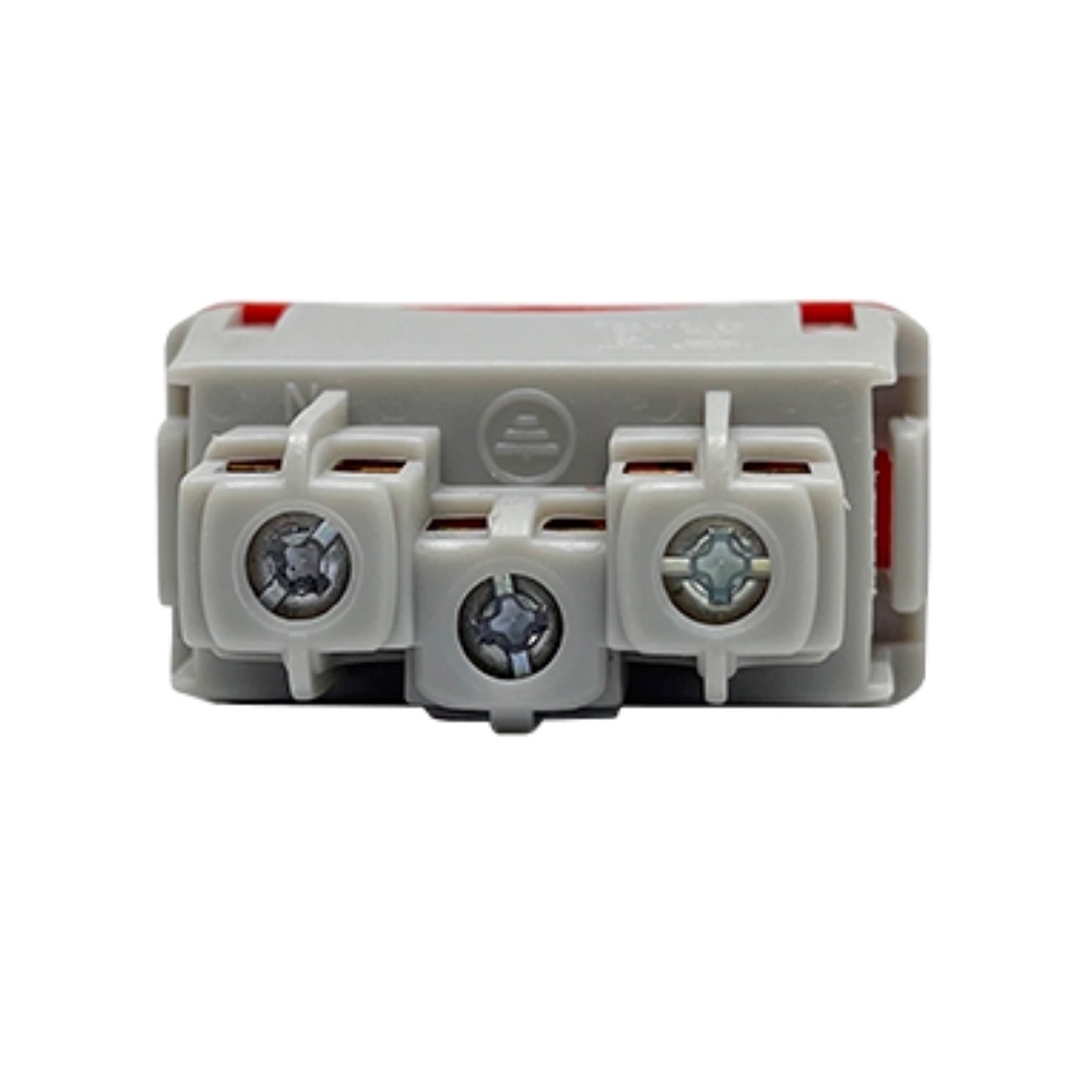 MODULO TOMADA 2 POLOS + TERRA 20A VERMELHO GRACIA/MAXX - ALUMBRA