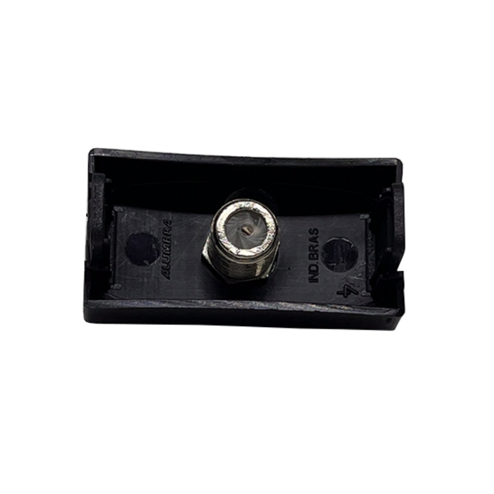 MODULO TOMADA COAXIAL PRETO GRACIA/MAXX - ALUMBRA