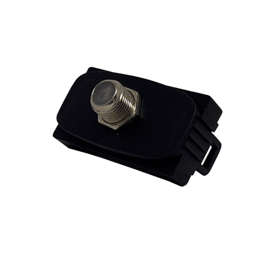MODULO TOMADA COAXIAL PRETO GRACIA/MAXX - ALUMBRA