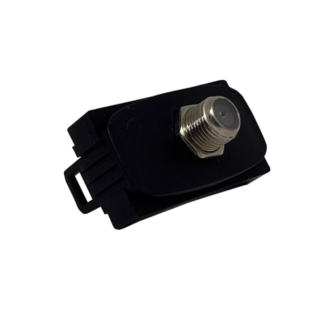 MODULO TOMADA COAXIAL PRETO GRACIA/MAXX - ALUMBRA