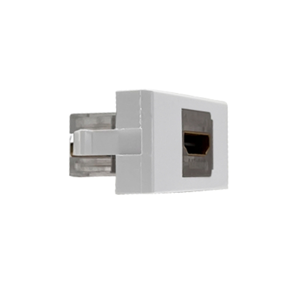 MODULO TOMADA HDMI BRANCO INOVA PRO - ALUMBRA