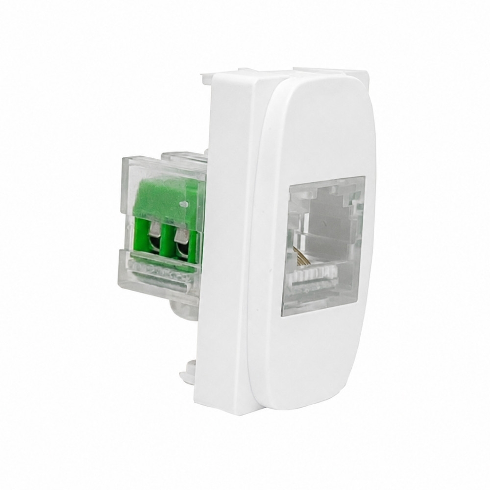 MODULO TOMADA RJ11 4V BRANCO GRACIA/MAXX - ALUMBRA