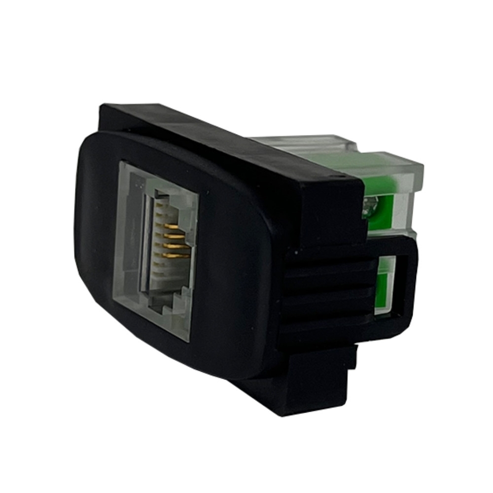 MODULO TOMADA RJ11 4V PRETO GRACIA/MAXX - ALUMBRA