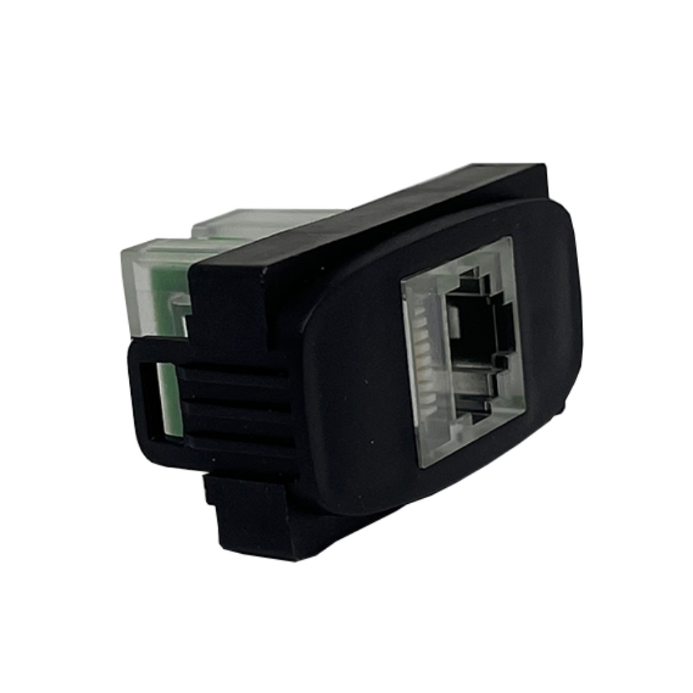 MODULO TOMADA RJ11 4V PRETO GRACIA/MAXX - ALUMBRA