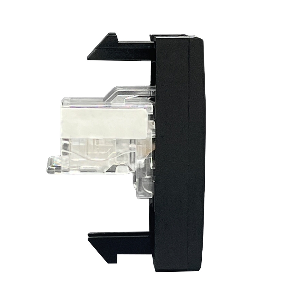 MODULO TOMADA RJ45 CAT 5E PRETO FOSCO INOVA PRO - ALUMBRA