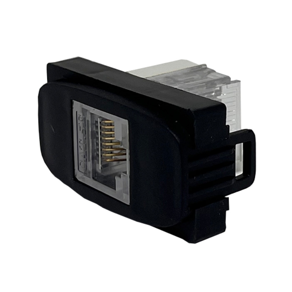 MODULO TOMADA RJ45 CAT 5E PRETO GRACIA/MAXX - ALUMBRA