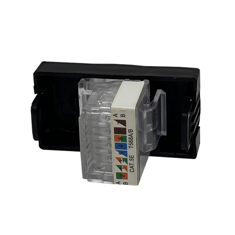 MODULO TOMADA RJ45 CAT 5E PRETO GRACIA/MAXX - ALUMBRA