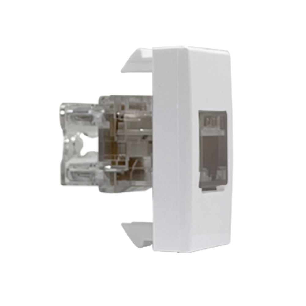 MODULO TOMADA RJ45 CAT 6E BRANCO INOVA PRO - ALUMBRA