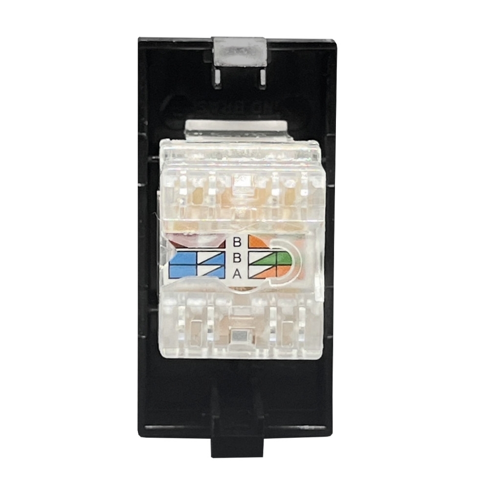 MODULO TOMADA RJ45 CAT 6E PRETO FOSCO INOVA PRO - ALUMBRA