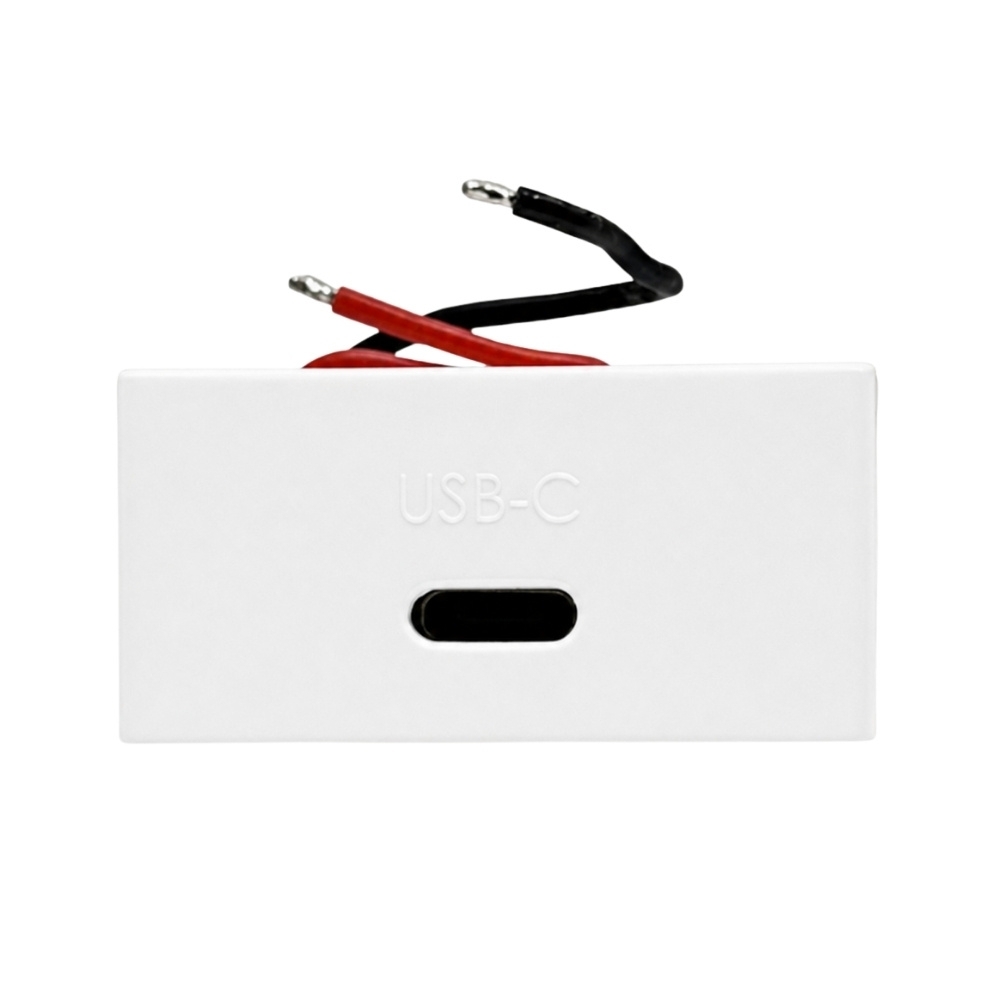 MODULO TOMADA USB-C 25W BIVOLT BRANCO INOVA PRO - ALUMBRA