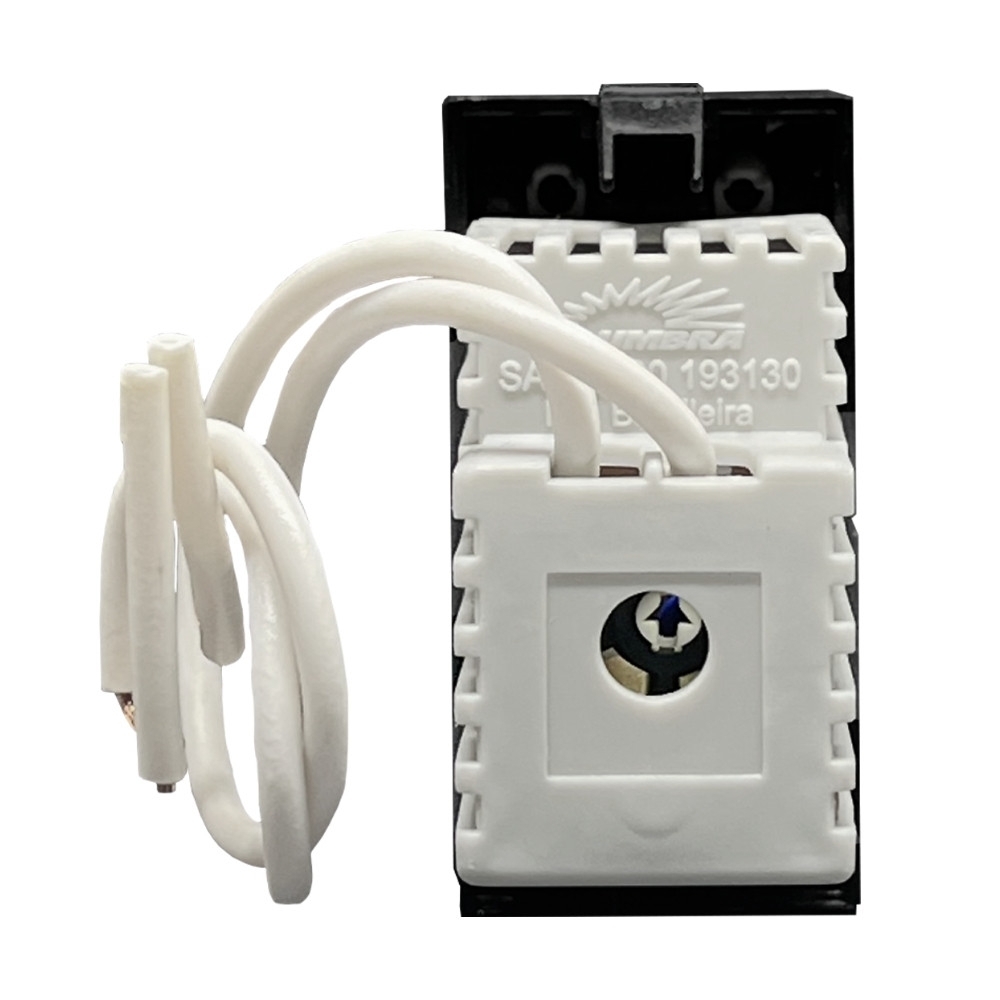 MODULO VARIADOR LUMINOSO 1 MODULO ROTATIVO BIVOLT 200/400W PRETO FOSCO INOVA PRO - ALUMBRA