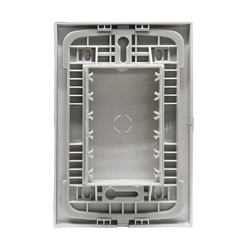 PLACA 4X2 CEGA COM SAIDA DE FIO E SUPORTE CLASS TITANIUM INOVA PRO - ALUMBRA