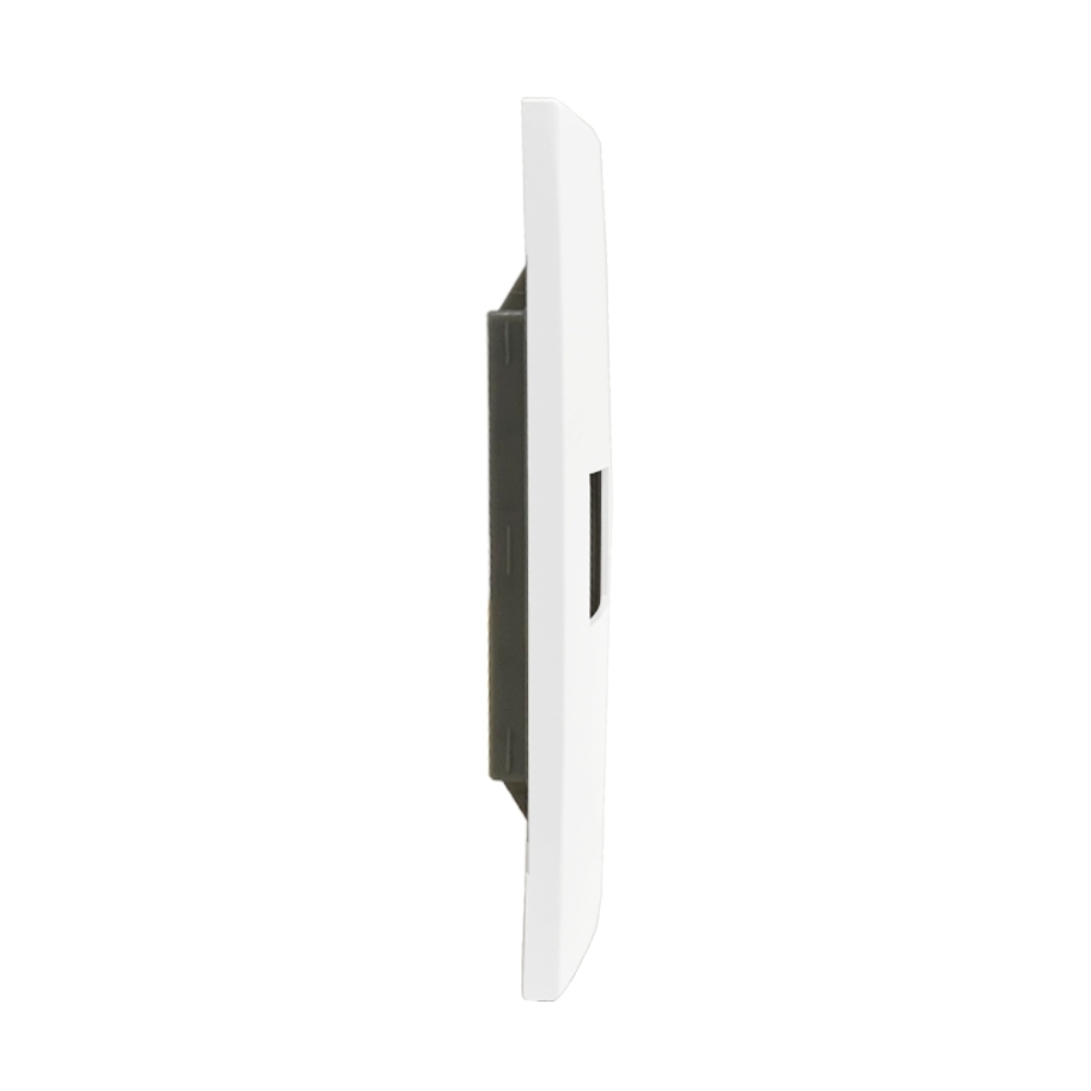 PLACA 4X2 PARA 1 POSTO COM SUPORTE BRANCO INOVA PRO - ALUMBRA