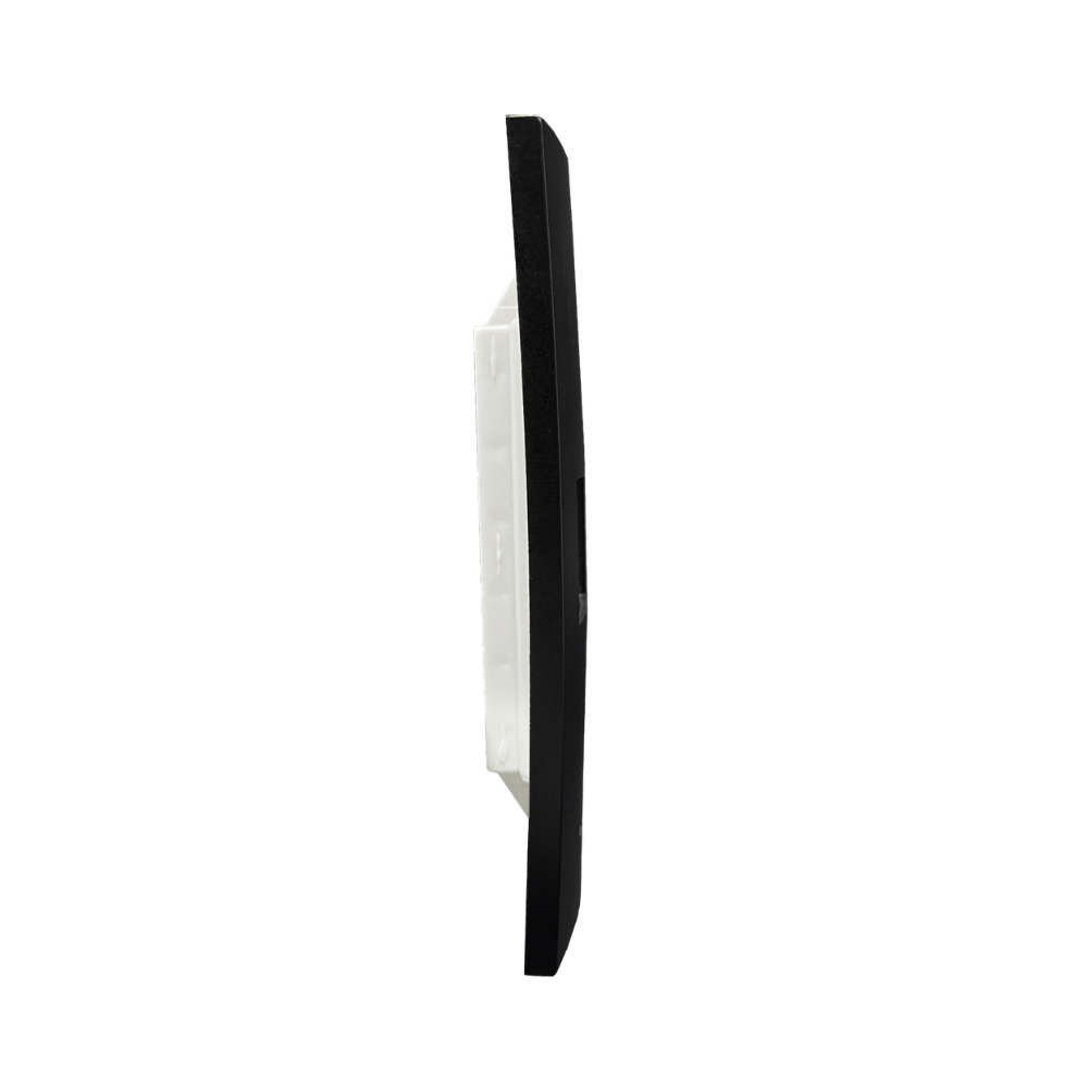 PLACA 4X2 PARA 1 POSTO COM SUPORTE PRETO FOSCO CLASS - ALUMBRA INOVA PRO