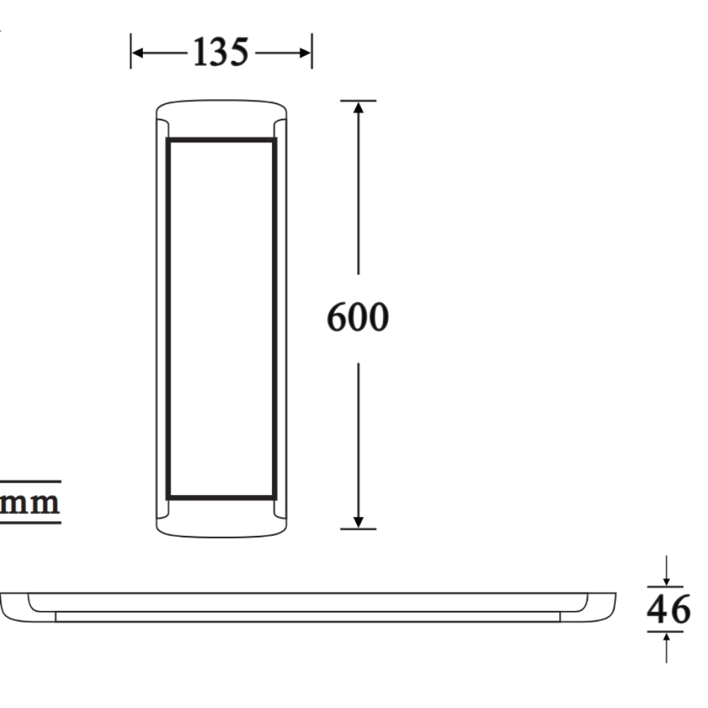 LUMINARIA LED SOBREPOR LINEAR 16W BIVOLT LUZ NEUTRA 5000K 1400LM 60CM - LEDVANCE