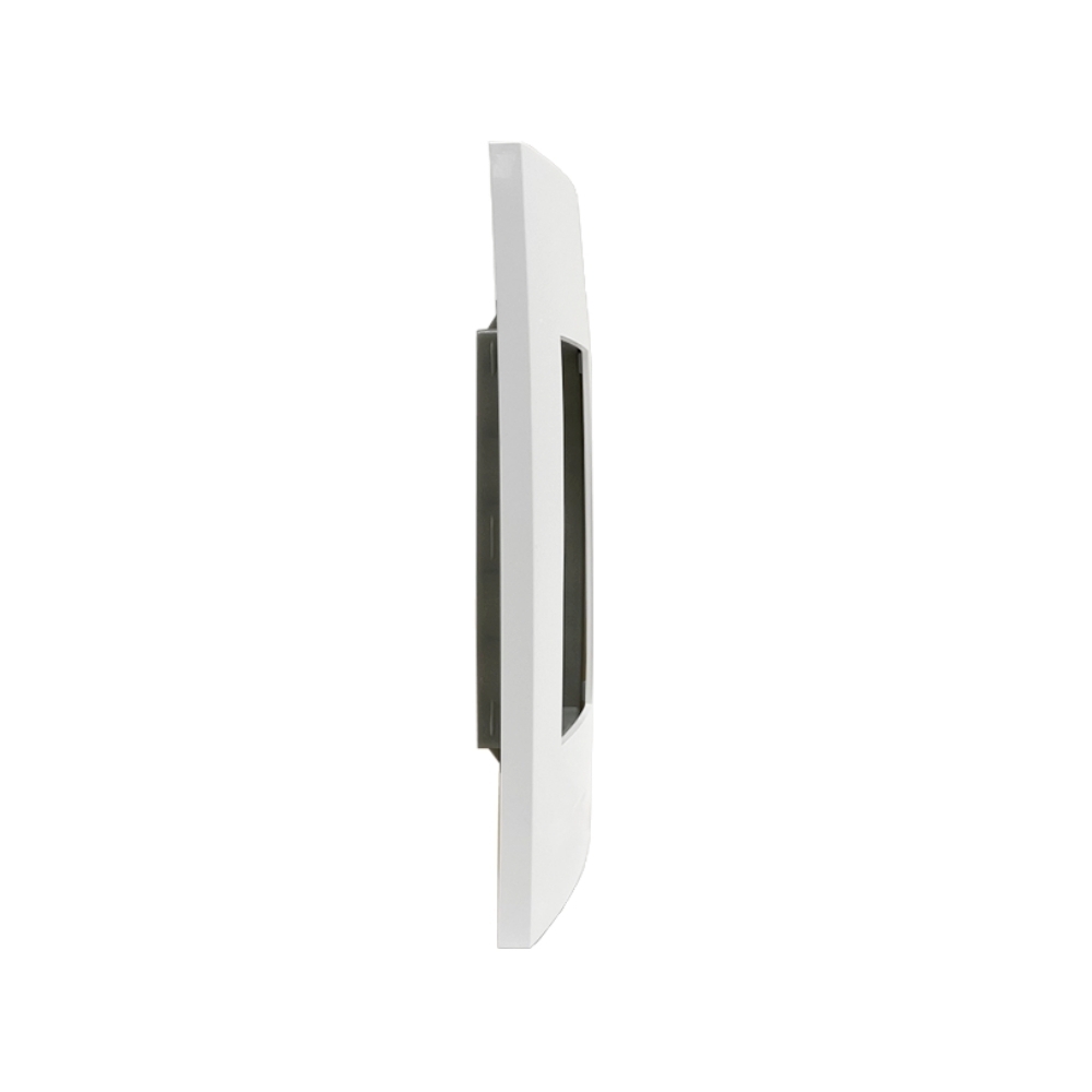 PLACA 4X2 PARA 3 POSTOS JUNTOS COM SUPORTE BRANCO INOVA PRO - ALUMBRA