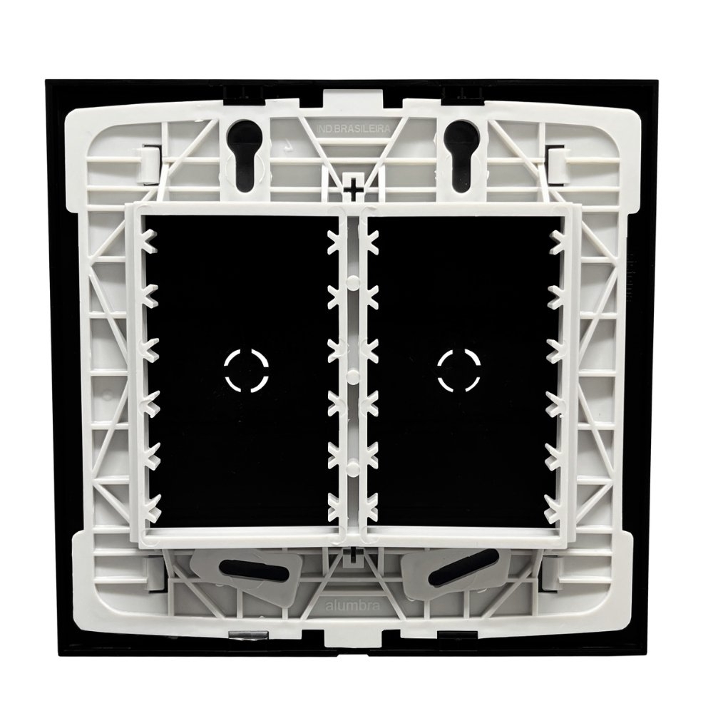 PLACA 4X4 CEGA COM SUPORTE PRETO FOSCO CLASS INOVA PRO - ALUMBRA